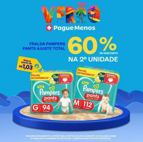 VERÃO NA PAGUE MENOS 🌞🏖️