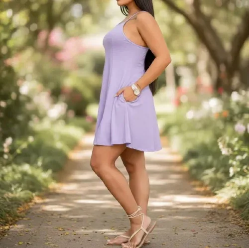 Vestidos Rodado Soltinho Bolso Confortável Alcinha Lindo