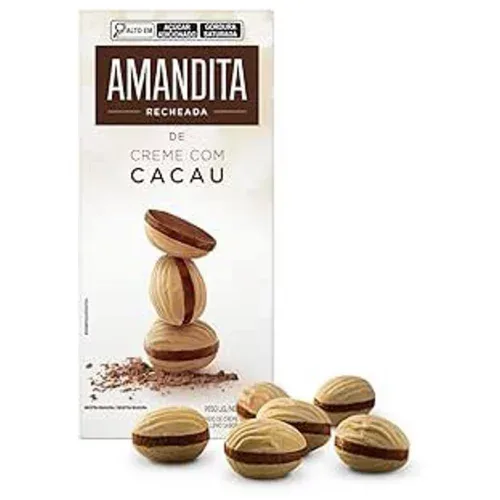 Wafer Recheado Amandita Sabor Chocolate 200g