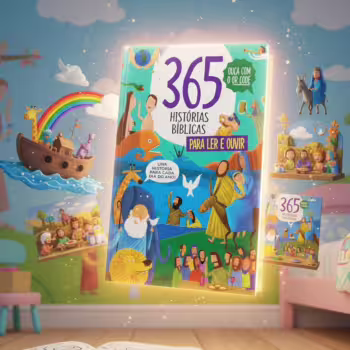 365 Histórias Bíblicas Para ler e Ouvir / Ouça com QR Code