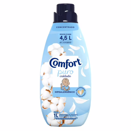 Amaciante Concentrado Comfort Puro Cuidado 1L