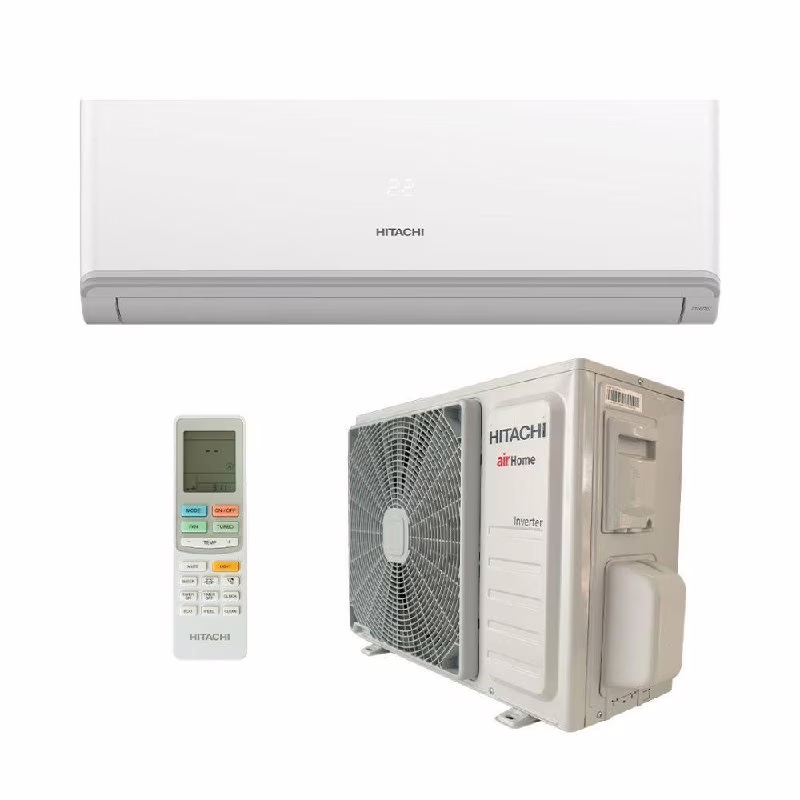Ar Condicionado Split Hi Wall Inverter Hitachi AirHome 12.000 Btus Frio R-32