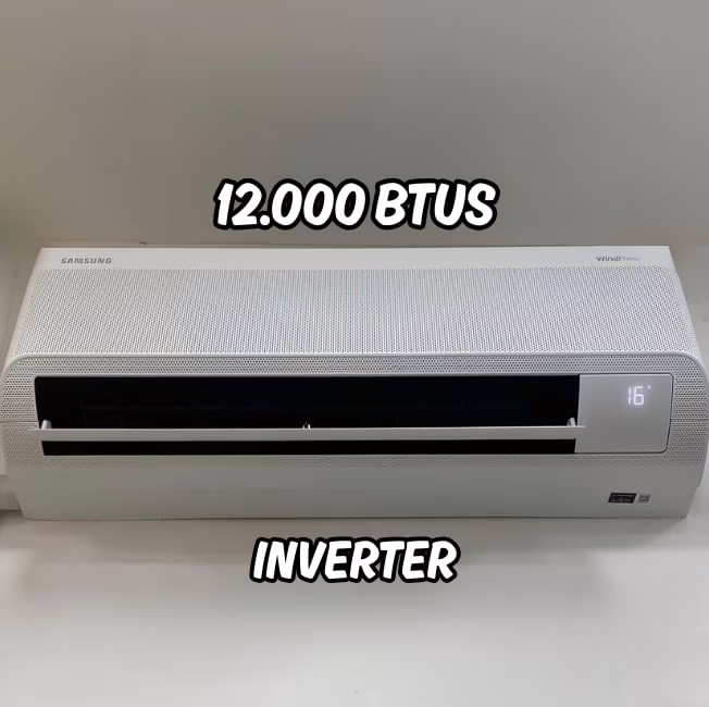Ar-condicionado Split Samsung Inverter WindFree AI 12.000 BTUs Frio Sem Vento