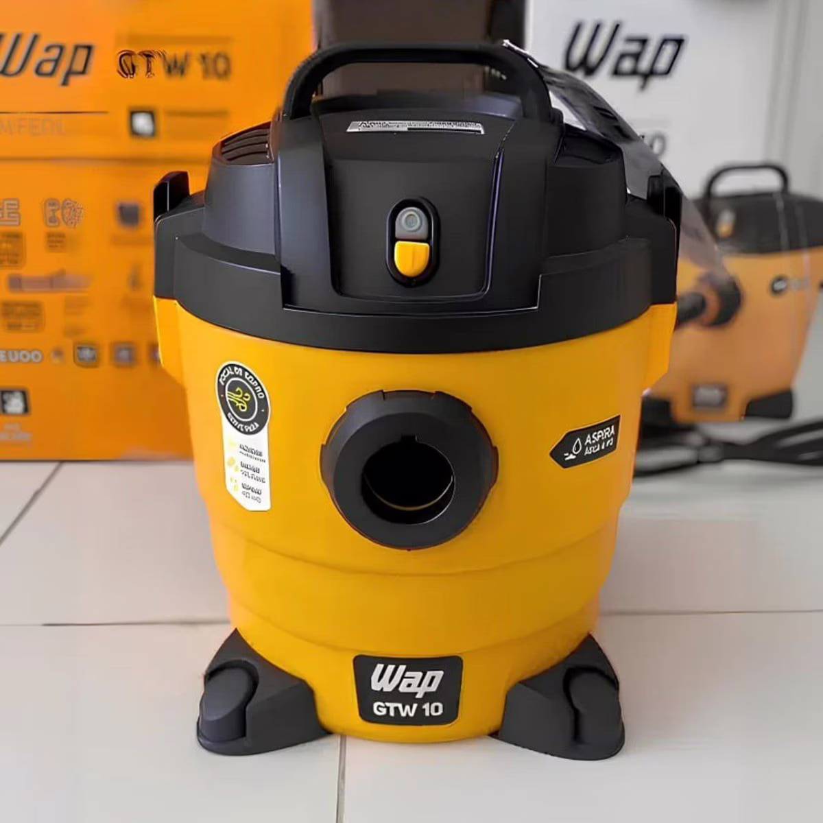 Aspirador De Pó E Água Wap Gtw 10 1400w De Potência Com Bocal De Sopro
