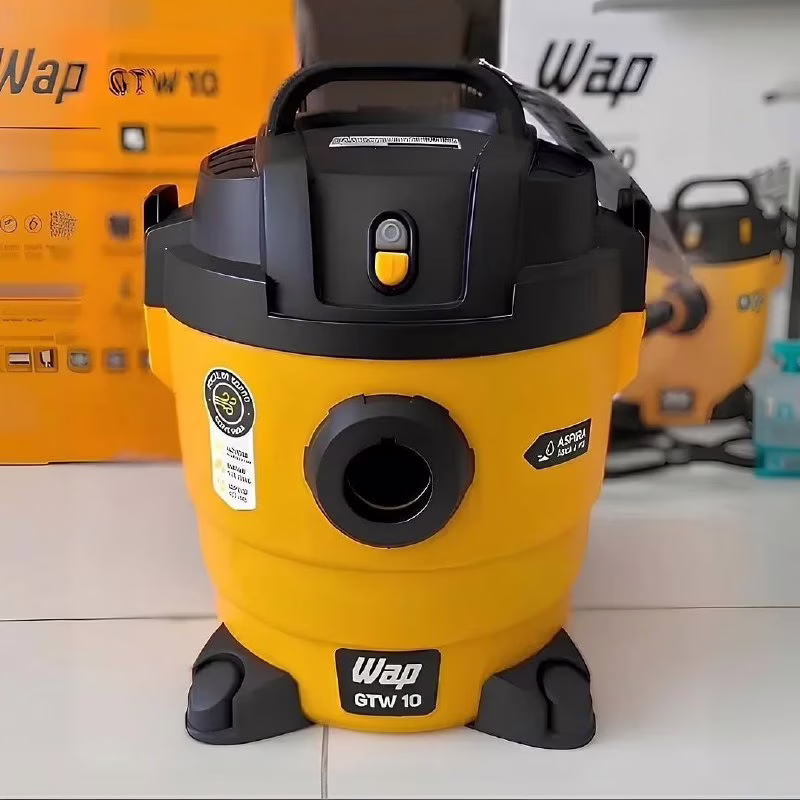 Aspirador De Pó e Água Wap Gtw 10 Compacto 1400w 10 Litros Amarelo/Preto