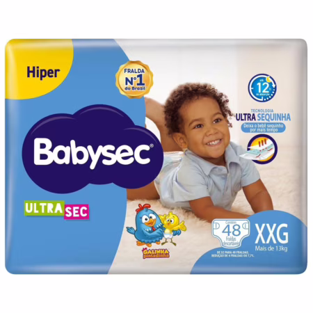 Babysec Fralda Galinha Pintadinha Ultrasec Xxg 48 Unidades