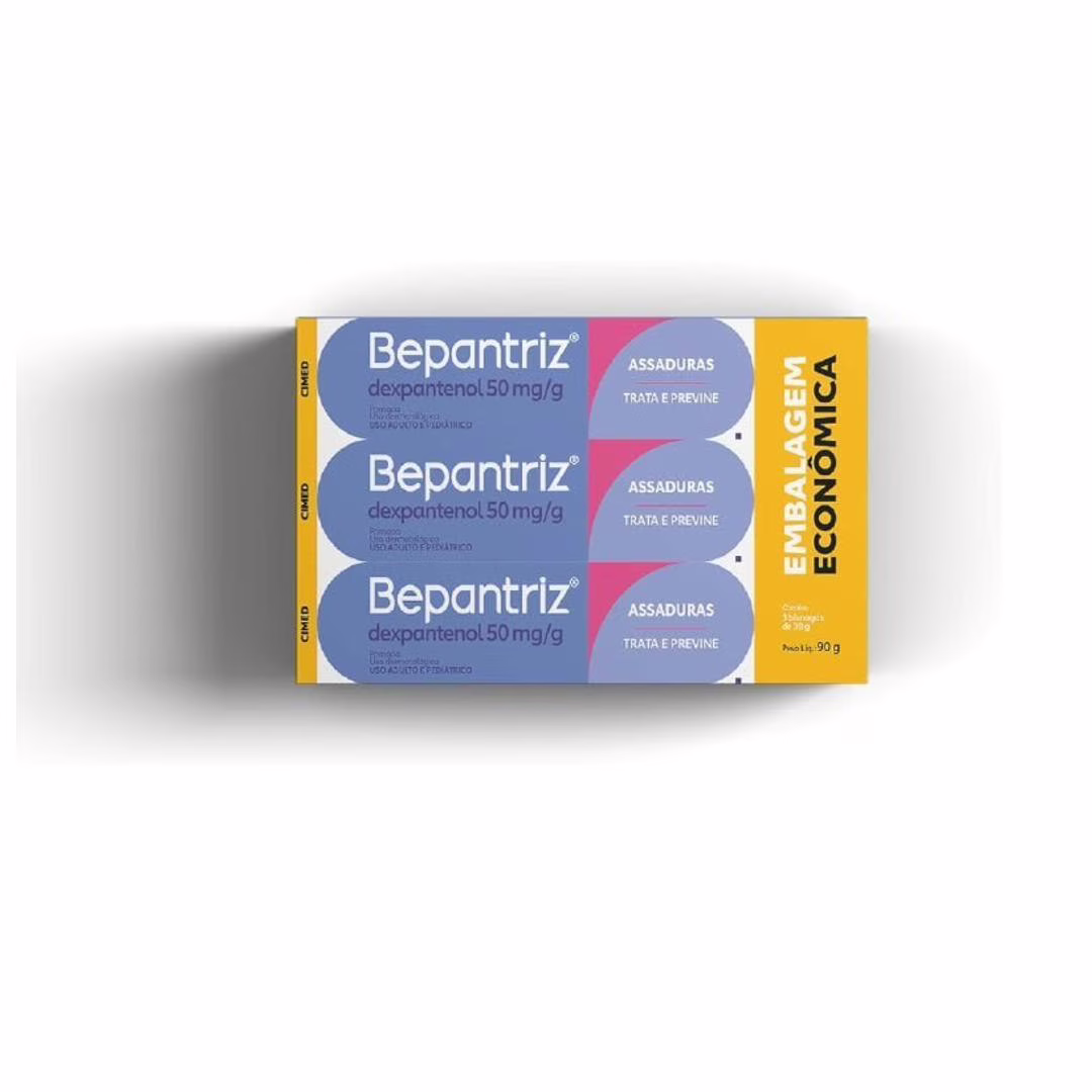 Bepantriz Kit com 3 pomadas para assadura 30g cada
