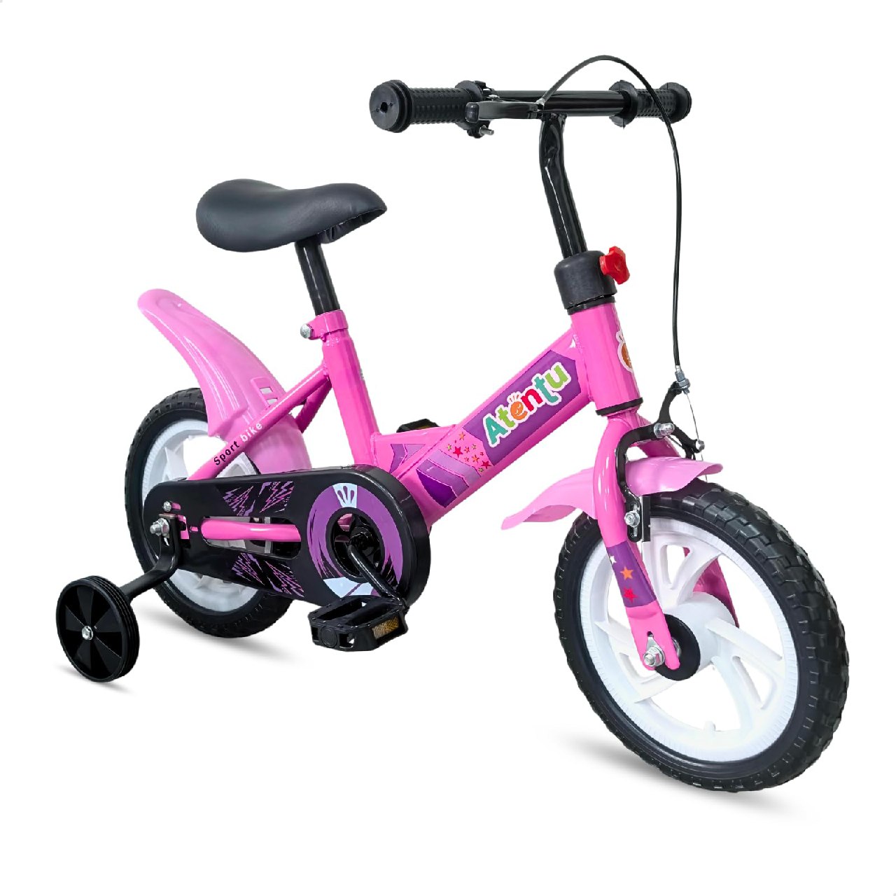 Bicicleta Infantil Aro 12 Rosa Atentu