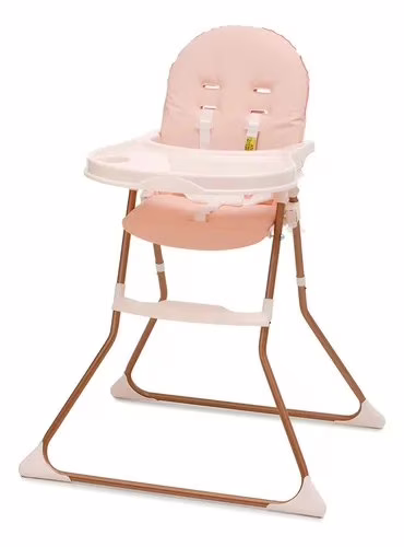 Cadeira Alimentação Menina Rosa - Compacta, Galzerano - Até 23kg