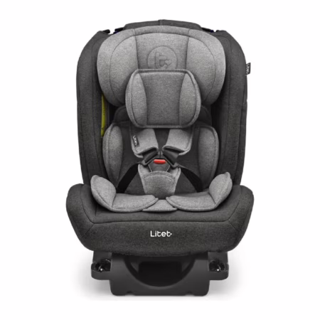 Cadeira para Auto 0-36Kg Isofix Litet All Stages Fix 2.0 Preta e Cinza - BB452