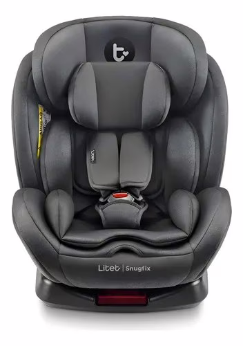Cadeira Para Auto Litet Snugfix 360o Com Isofix + Book Preta Book Preto