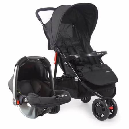 Carrinho + Bebê conforto Travel System Toffy Cosco