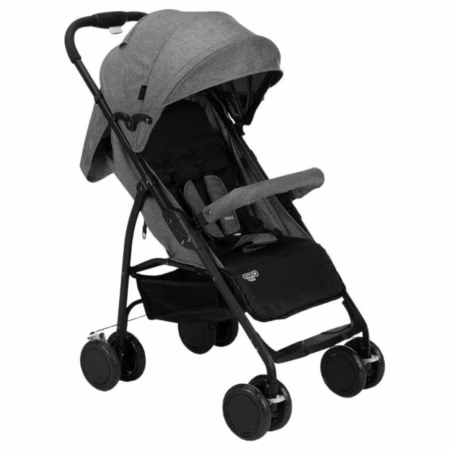 Carrinho de Bebê Cosco Kids, Bross, Cinza Mescla