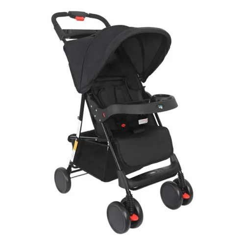 Carrinho De Bebê Passeio Allday Até 15kgs Maxi Baby - Preto Carrinho De Bebê Passeio Allday Até 15kgs Maxi Baby - Preto