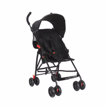 Carrinho de Bebê Passeio Guarda Chuva MOVEE Maxi Baby Preto
