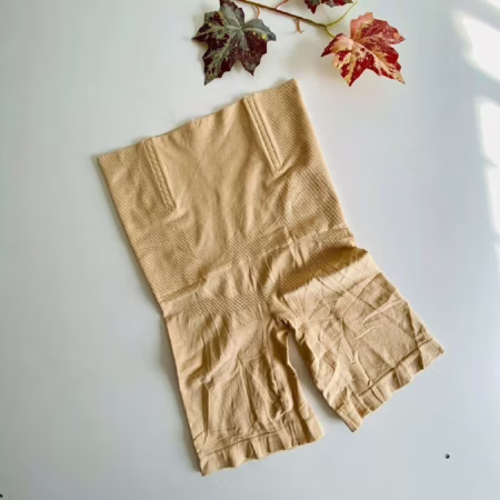Cinta Bermuda Shorts Modelador Alta Compressão com Barbatanas de Aço