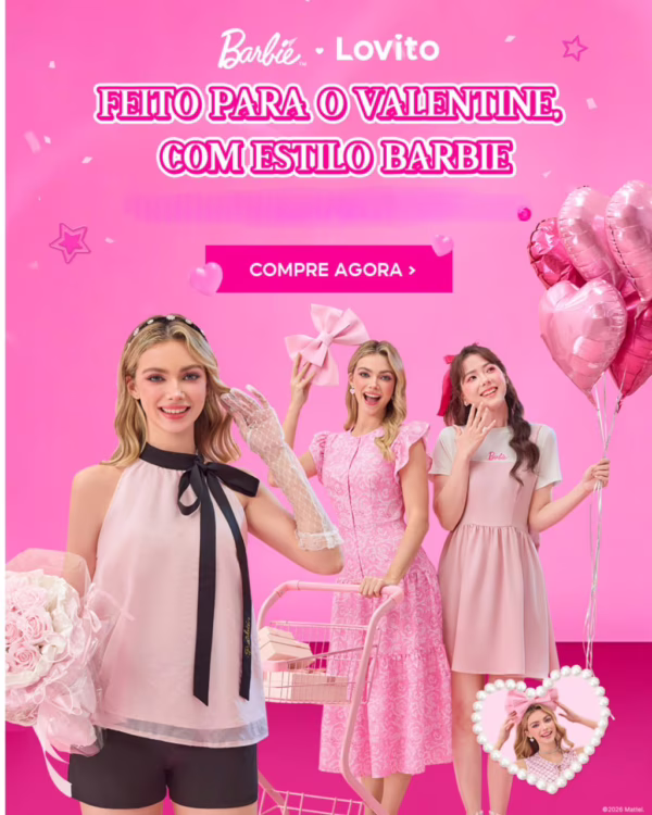 💖 Coleção  Barbie™ X Lovito