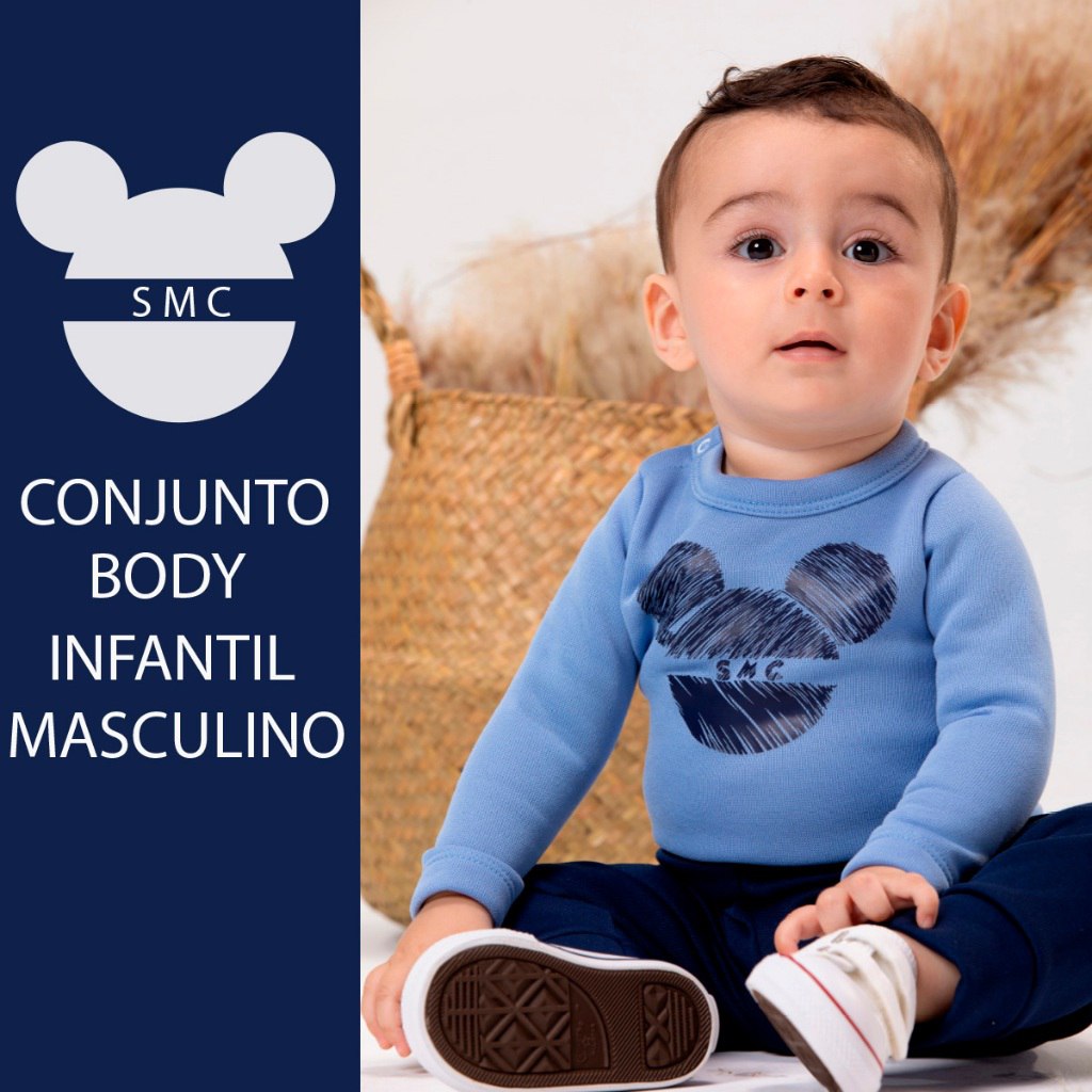 Conjunto De Body Infantil Masculino