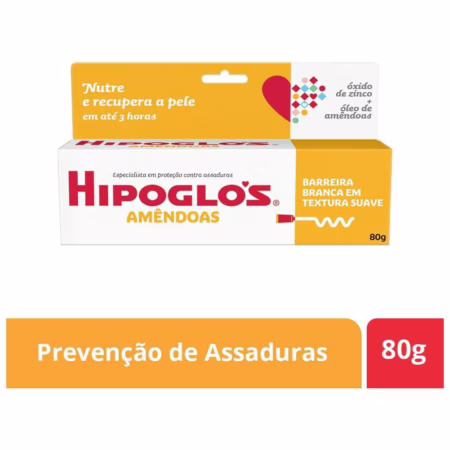 Creme Preventivo de Assaduras Hipoglós Amêndoas 80g