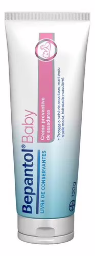 Creme Preventivo de Assaduras Para Bebês Bepantol Baby, 120g