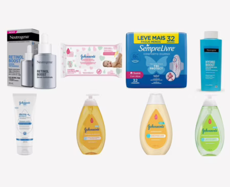 Cupom de 45% OFF em Higiene e Cuidados Pessoais