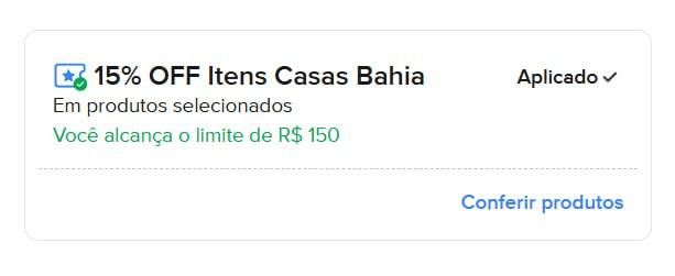 🔥 Cupom Mercado Livre x Casas Bahia Selecionados