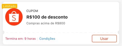 🚨  CUPONS ATIVOS SHOPEE 🚨