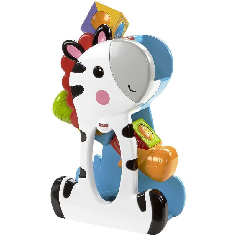 Fisher-Price Brinquedo para Bebês Zebra Blocos Surpresa para crianças a partir de 6 meses