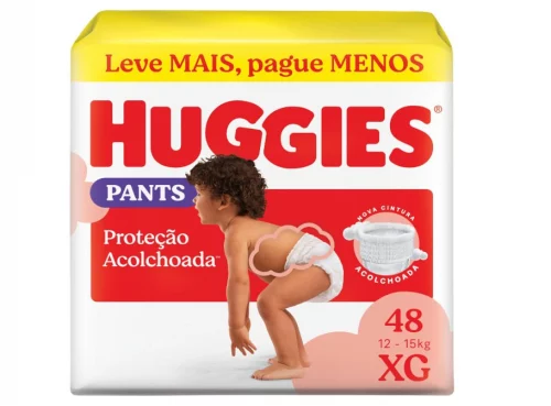 Fralda Huggies Supreme Care Roupinha XG - 48 fraldas