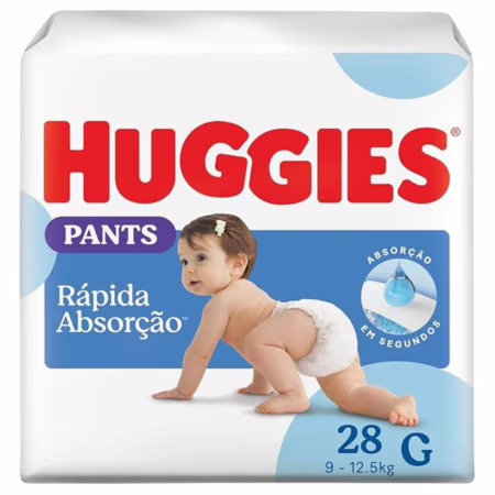 FRALDA HUGGIES TRIPLA PROT. ROUP. G - 28UND