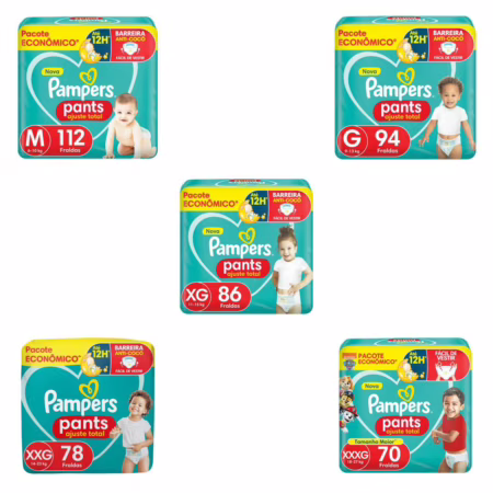 Fralda Pampers Pants Ajuste Total M ao XXXG