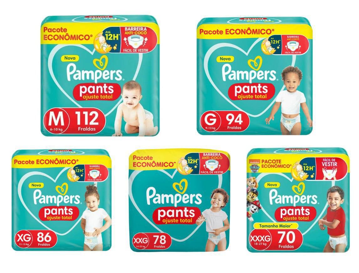 Fralda Pampers Pants Ajuste Total M ao XXXG