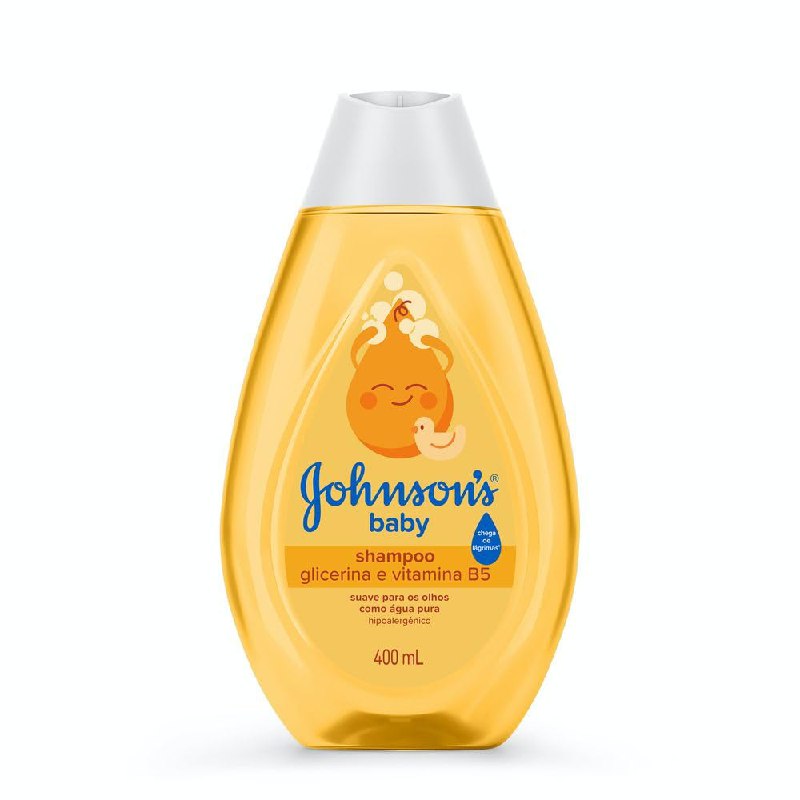 Johnson's Baby Shampoo Para Bebê De Glicerina, 400ml