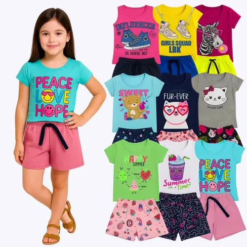 Kit 5 Conjuntos Femininos