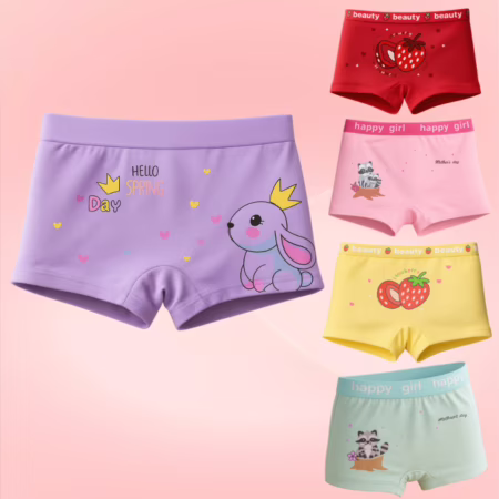 Kit Calcinha Importada Box Shortinho Infantil