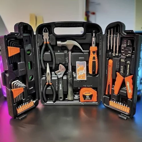 Kit de Ferramentas Black Tools 129 Peças com Maleta