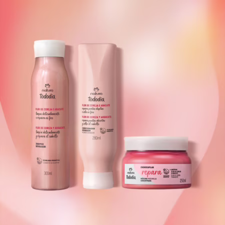 Kit Tododia Flor de Cereja e Abacate (3 produtos)