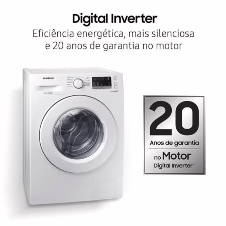 Lava e Seca Digital Inverter Samsung Ecobubble™ WD10M Branca