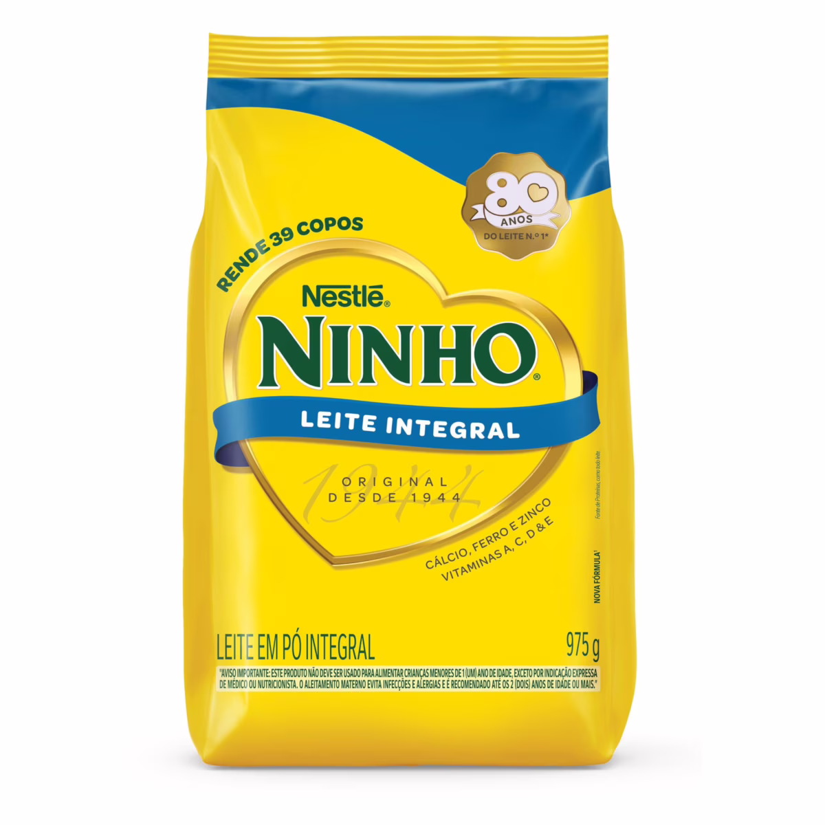 Leite em Pó Integral Ninho Sachê 975g