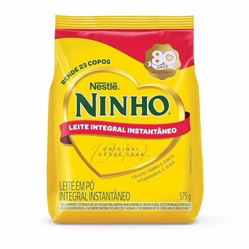 🛍️Leite em Pó Ninho Integral Instantâneo Sachê 575g