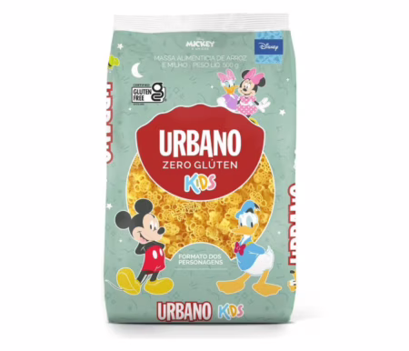 Macarrão Personagens Urbano Kids 500g (Zero Glúten)