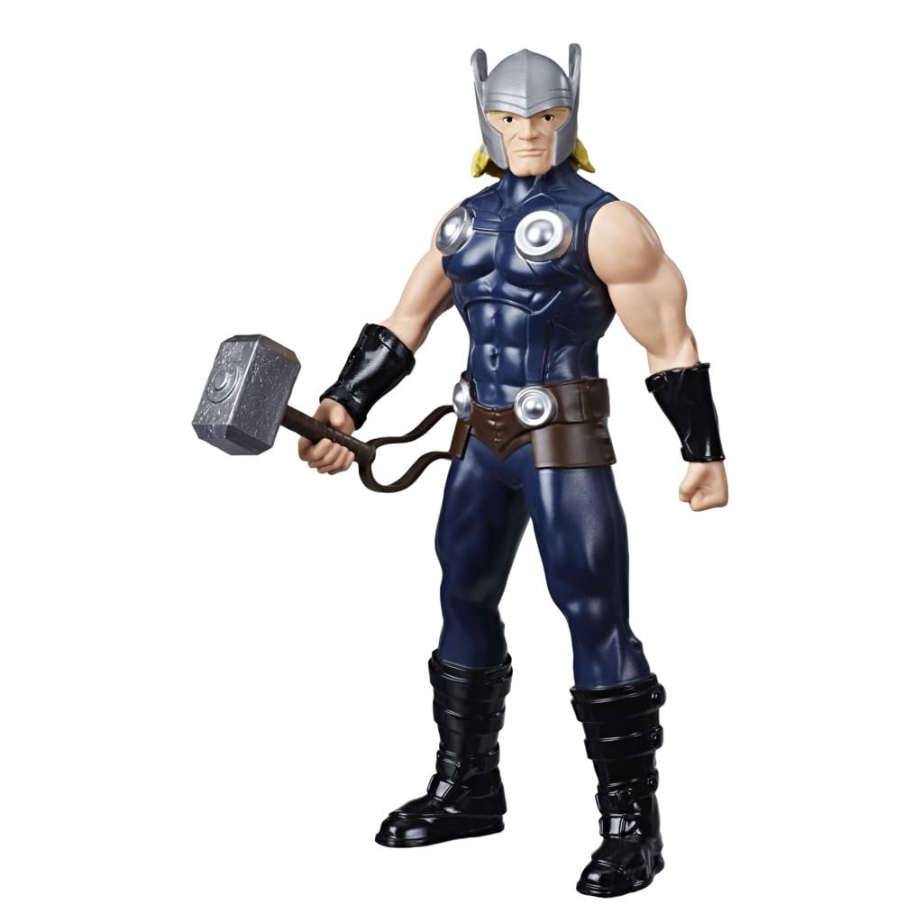 Marvel, Action Figure, Thor, Cinza, Mighty Hero Series Brinquedo de Herói com 24 cm, Articulado   R$ 4 Anos
