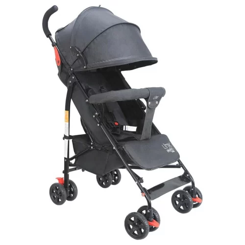 Maxi Baby Carrinho de Bebê Guarda Chuva LINK Até 15kgs (Preto)
