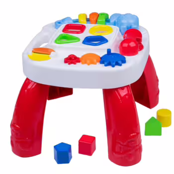 Mesa Didática Infantil Play Time Vermelha - Cotiplás