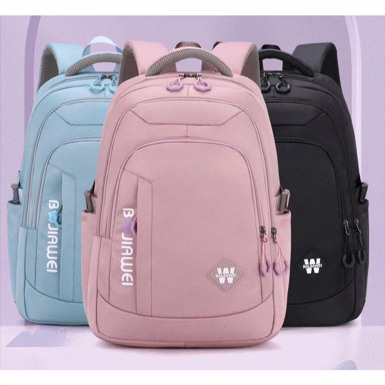 Mochila Bolsa Coreana Feminina Escolar-Trabalho-Viagem