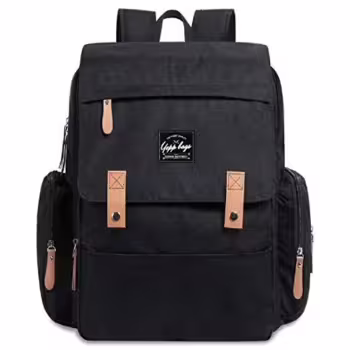 Mochila Bolsa Maternidade Multiuso Térmica Impermeável Bebê Cor:Preto