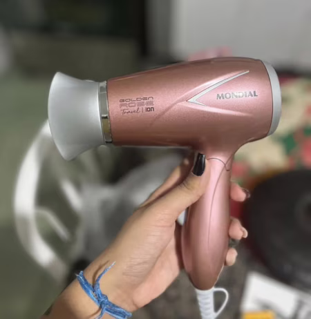 Mondial Secador de Cabelos Travel Golden Rose 1200w Bivolt SC-47-GR