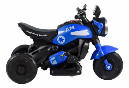 Moto Elétrica Infantil First Custom Azul Zippy Toys - Azul