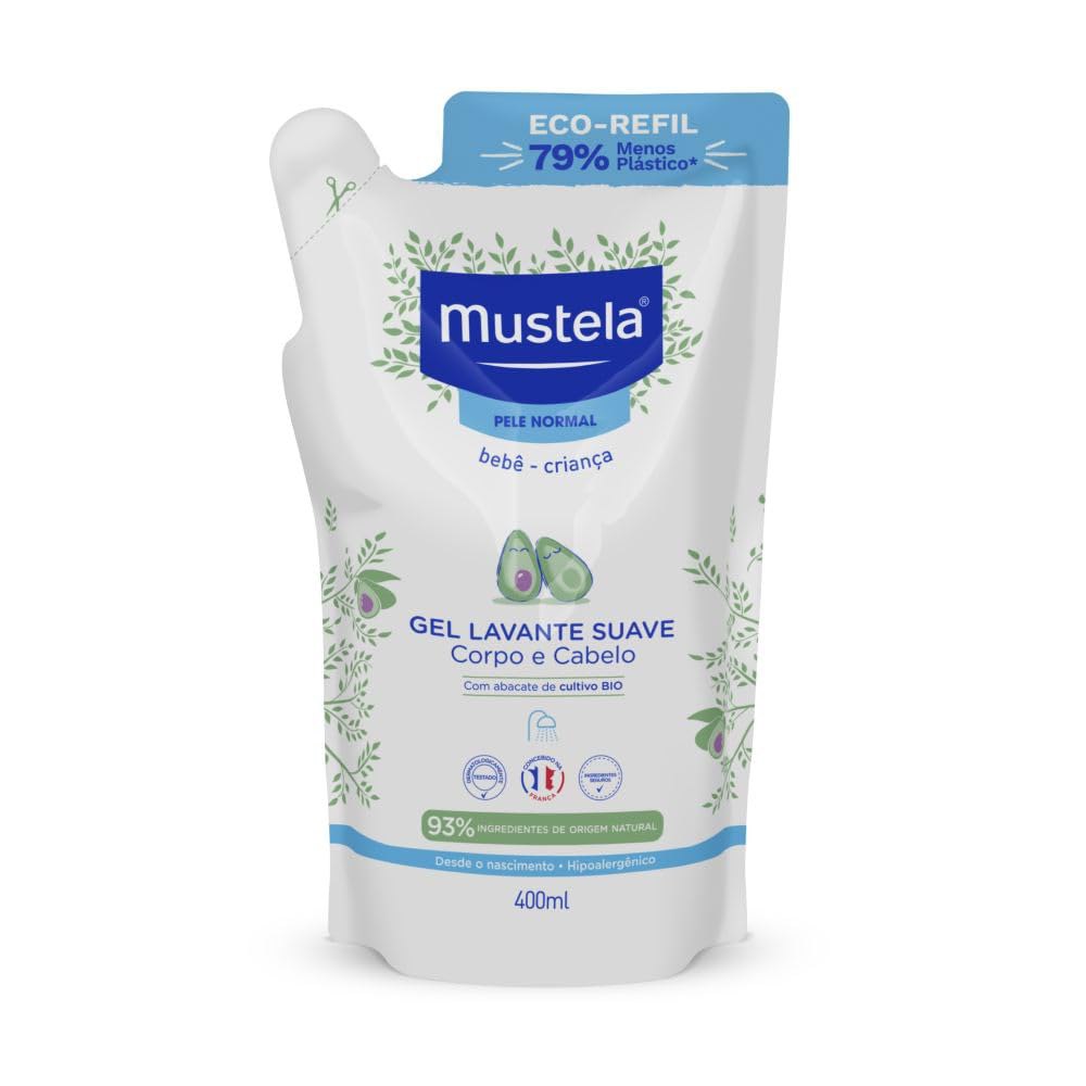 Mustela Refil Gel Lavante Suave 400ml -