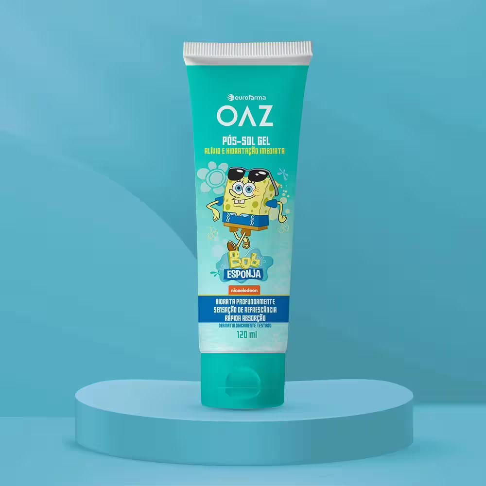 Oaz Gel Pós-Sol Eurofarma Kids, 120ml
